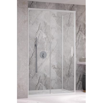 Radaway IDEA White KDJ obdĺžnikový sprchový kút 100 x 110 x 205 cm 387040-04-01L+387053-04-01R