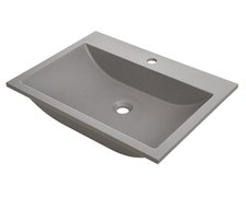 Kuchinox ALBANO granitové umývadlo pod dosku / zapustené 60 x 44 cm, sivé VGA1510T