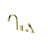 Besco ILLUSION 4-otvorová vaňová batéria zlatá BW-I4-ZL