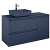 Elita SPLIT skrinka pod umývadlo 120 cm 2S + kôš, blue matt 169016