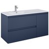 Elita SPLIT skrinka pod umývadlo 120 cm 2S + kôš, blue matt 169016