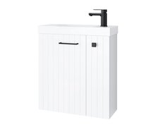 Kúpeľňová skrinka Nook set s umývadlom 55 cm biela matná 010-SU55-04+TR41366