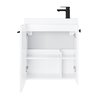 Kúpeľňová skrinka Nook set s umývadlom 55 cm biela matná 010-SU55-04+TR41366