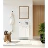 Kúpeľňová skrinka Nook set s umývadlom 55 cm biela matná 010-SU55-04+TR41366