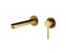 Besco DECCO podomietková umývadlová vodovodná batéria brúsená zlatá BU-DS-ZS