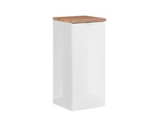 Comad Capri white 811B FSC kúpeľňová skrinka 35 x 80 cm zlatý kraft dub/biela lesklá