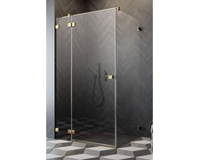 Radaway ESSENZA PRO GOLD KDJ štvorcový sprchový kút 120 x 120 x 200 cm 10097120-09-01R+10098120-01-01
