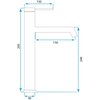 Elita MAXXI keramické umývadlo na skrinku 100 x 46 cm RE041000078060