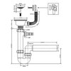 McAlpine drezový sifón s doplnkovým pripojením pre umývačku alebo pračku HC7+FSW50PR