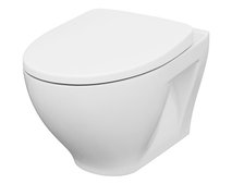 Cersanit MODUO WC misa závesná 52,5 x 35,5 RimFree so sedátkom K701-262