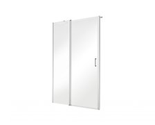 Besco EXO-C sprchové dvere 110 x 190 cm, sklo číre, profil chróm