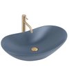 Rea ROYAL Blueberry Matt keramické umývadlo na dosku 61,5 x 35,5 cm U6373