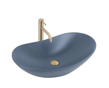 Rea ROYAL Blueberry Matt keramické umývadlo na dosku 61,5 x 35,5 cm U6373