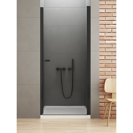 New Trendy NEW SOLEO BLACK sprchové dvere 70 x 195 cm, číre sklo, jednokridlové D-0209A