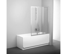 Ravak 3-dielná vaňová zástena 130 x 140 cm, sklo číre 795V0U00Z1