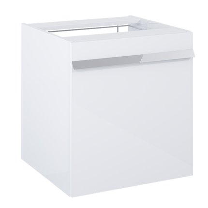 Elita Moody kúpeľňová komoda 50 cm 1 zásuvka s košom Cargo, biela lesklá RE080502038060