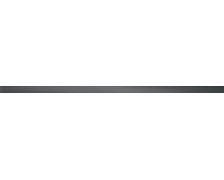 Domino Steel Black2 listela lesklá 119,8 x 2,3 cm