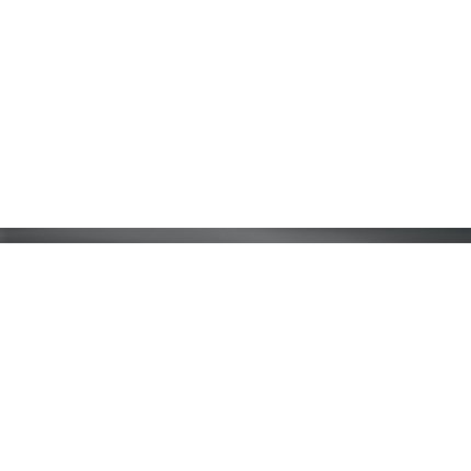 Domino Steel Black2 listela lesklá 119,8 x 2,3 cm