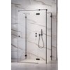 Radaway ESSENZA PRO KDJ + S obdĺžnikový sprchový kút 110 x 100 cm 10097311-54-01L+10098100-01-01+10098100-01-01