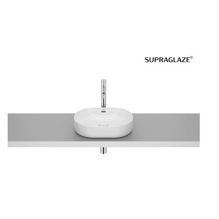 Roca MERIDIAN FINECERAMIC® oválne umývadlo na dosku 46 x 36,5 cm A327748S00