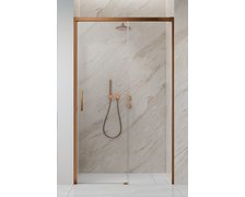 Radaway IDEA 6 BRUSHED COPPER DWJ sprchové dvere 110 x 205 cm, sklo číre 387015-93-01L