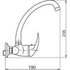 Novaservis METALIA 55 drezová umyvadlová vodovodná batéria 100 mm, chróm 55034,0