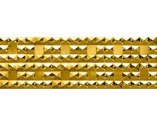 Ceramstic Metalico Diamante Oro Brillo dekoračný obklad 30 x 90 cm DGL.297B.MTC.DMD.PS.90x30.METALICO