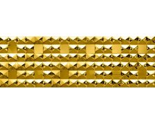 Ceramstic Metalico Diamante Oro Brillo dekoračný obklad 30 x 90 cm DGL.297B.MTC.DMD.PS.90x30.METALICO