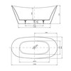 Cersanit INVERTO by Cersanit voľne stojaca prístenná akrylátová vaňa 170 x 80 cm, S301-339