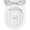 Novoterm Makalu WC kombi RimFree, odtok univerzálný /spodný alebo zadný/, splachovanie 3/6l. s voľne-padajúcim sedátkom