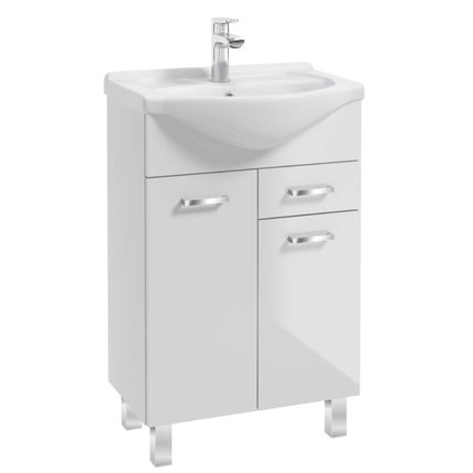 Defra Mea D55 - Kúpeľňová skrinka s umývadlom 53 x 31 cm (207-D-05506+1521)