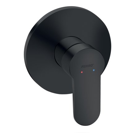 Novaservis FERRO NOSTRIS sprchová podomietková vodovodná batéria, čierna BNS7PABL