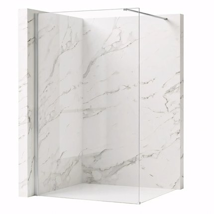 Rea Flexi Transparent sprchová zástena 80 x 195 cm sklo číre K9967