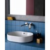 Roca MERIDIAN FINECERAMIC® oválne umývadlo na dosku 46 x 36,5 cm A327748620