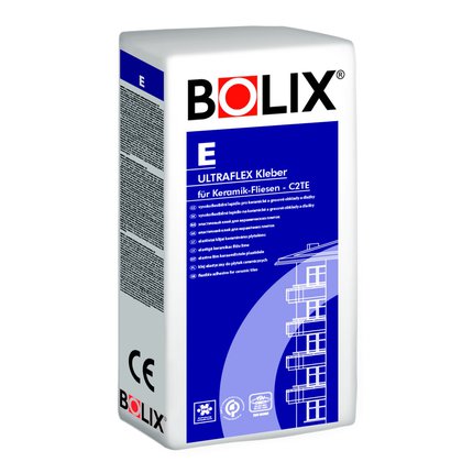 BOLIX E ULTRAFLEX 25 kg flexibilné lepidlo na obklady a dlažby C2TE