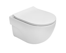 Roca MERIDIAN Compacto WC závesná misa RimFree 48 x 36 cm so sedátkom A34H242000