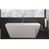 BESCO NAVIA voľne stojaca akrylátová vaňa s prepadom 160 x 80 cm, biela #WAS-160-N