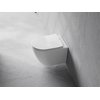 Besco ASPEN WHITE WC misa závesná Rimless 49,5 x 36,5 x 33 cm so sedátkom #ZAS-B-DASB