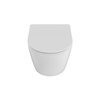 Besco ASPEN WHITE WC misa závesná Rimless 49,5 x 36,5 x 33 cm so sedátkom #ZAS-B-DASB