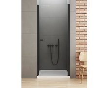 New Trendy NEW SOLEO BLACK sprchové dvere 80 x 195 cm, číre sklo, jednokridlové D-0210A