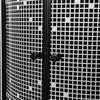 Novoterm PIXEL BLACK štvrť-kruhový sprchový kút bez vaničky 88 x 88 x 183 cm