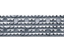 Ceramstic Metalico Diamante Plata Brillo dekoračný obklad 30 x 90 cm DGL.297A.MTC.DMD.PS.90x30.METALICO
