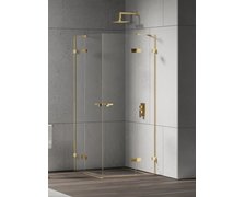 New Trendy EVENTA GOLD SHINE štvorcový sprchový kút 80 x 80 x 200 cm EXK-4749