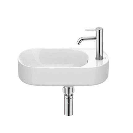 Roca MERIDIAN Compacto FINECERAMIC® nástenné umývadlo 50 x 27,5 cm  A327740000