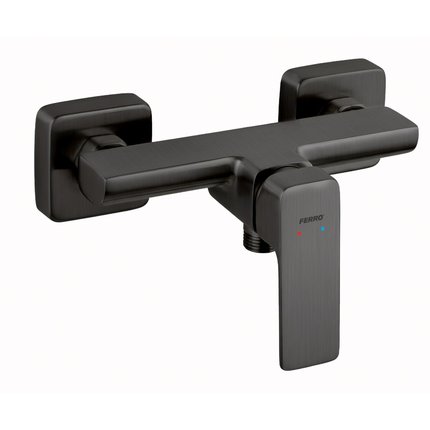 Novaservis DUNE sprchová batéria bez príslušenstva 150 cm, gun metal BDU7GM