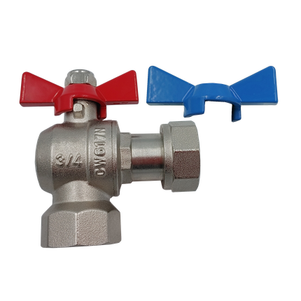 Land rohový guľový ventil s polovičným pripojením a tlmivkou 1/2" x 1/2", ZKWSK-15WW