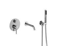 Besco VEO 3-otvorová podomietková vaňová batéria chróm BW-VSP-CH