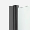 New Trendy NEW SOLEO BLACK sprchové dvere 90 x 195 cm, číre sklo, jednokridlové D-0211A