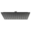 Valvex Carre Black – Sprchová hlavica 250 × 250 mm, 2445980