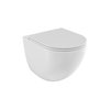 Besco ASPEN ERGO WHITE WC misa závesná Rimless 49,5 x 36 x 39 cm so sedátkom #ZASE-B-DAB